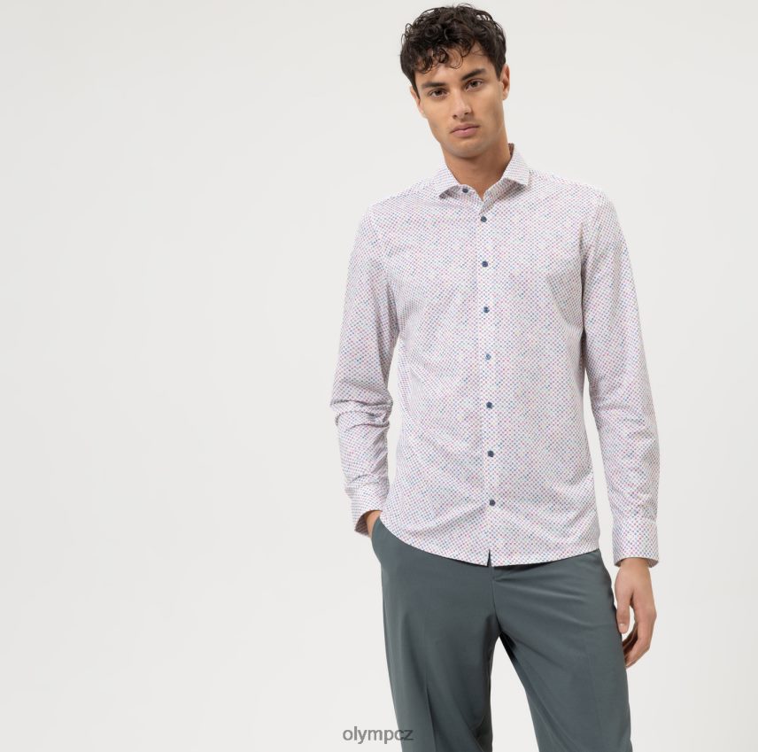 oblečení OLYMP Ne. six 24/sedm super slim, business triko, cutaway, fuchsie PN4446178