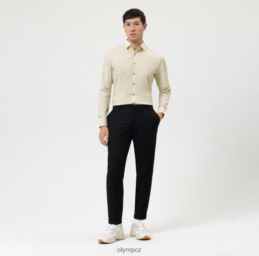 oblečení OLYMP Ne. six 24/sedm super slim, business triko, moderní kent, limetka PN4446137