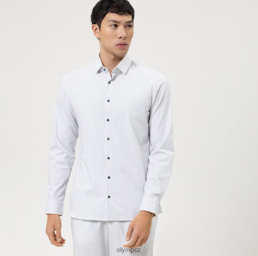 oblečení OLYMP Ne. six 24/sedm super slim, business triko, moderní kent, marine PN4446151