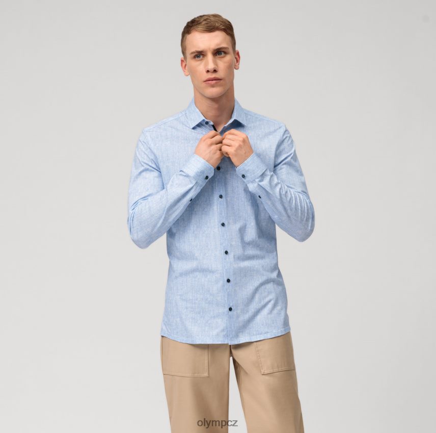 oblečení OLYMP Ne. six 24/sedm super slim, business triko, moderní kent, royal PN4446161