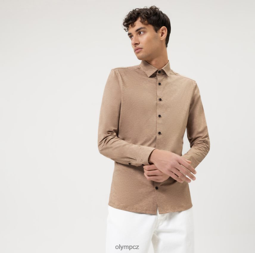 oblečení OLYMP Ne. six 24/sedm super slim, business triko, urban kent, natural PN4446174