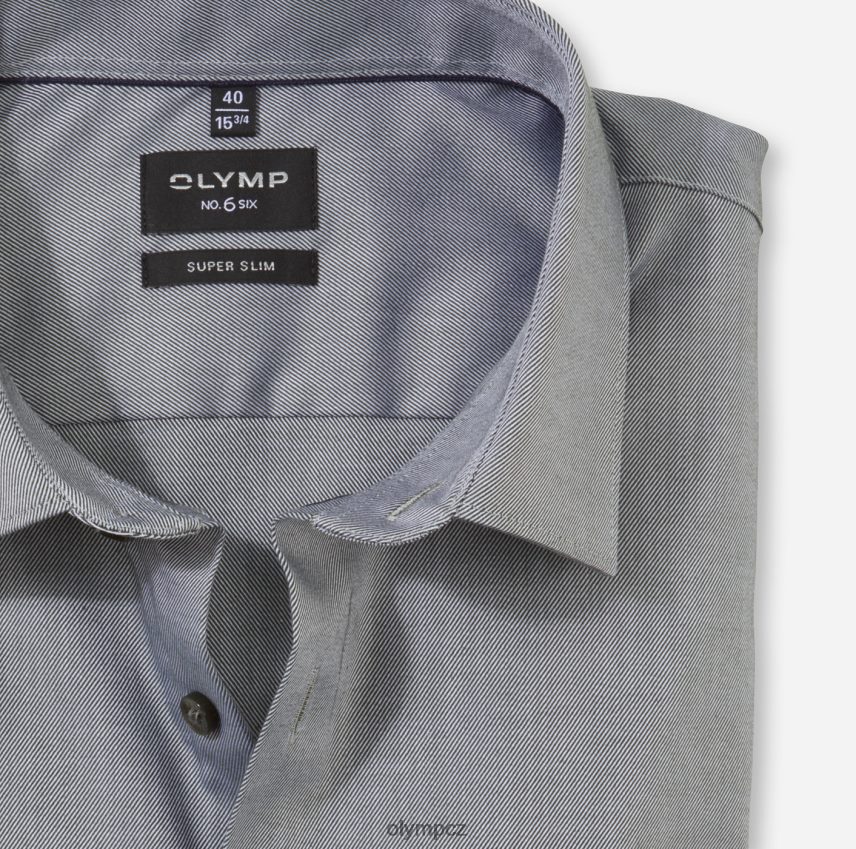 oblečení OLYMP Ne. six super slim, business shirt, urban kent, olive PN4446133