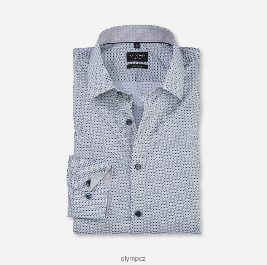 oblečení OLYMP Ne. six super slim, business shirt, urban kent, taupe PN4446184