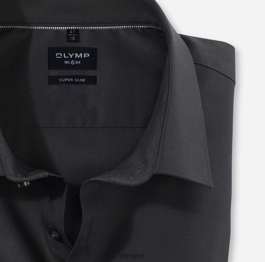 oblečení OLYMP Ne. six super slim, business triko, městský kent, černá PN4446269