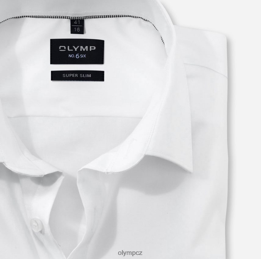 oblečení OLYMP Ne. six super slim, business triko, urban kent, bílá PN4446265