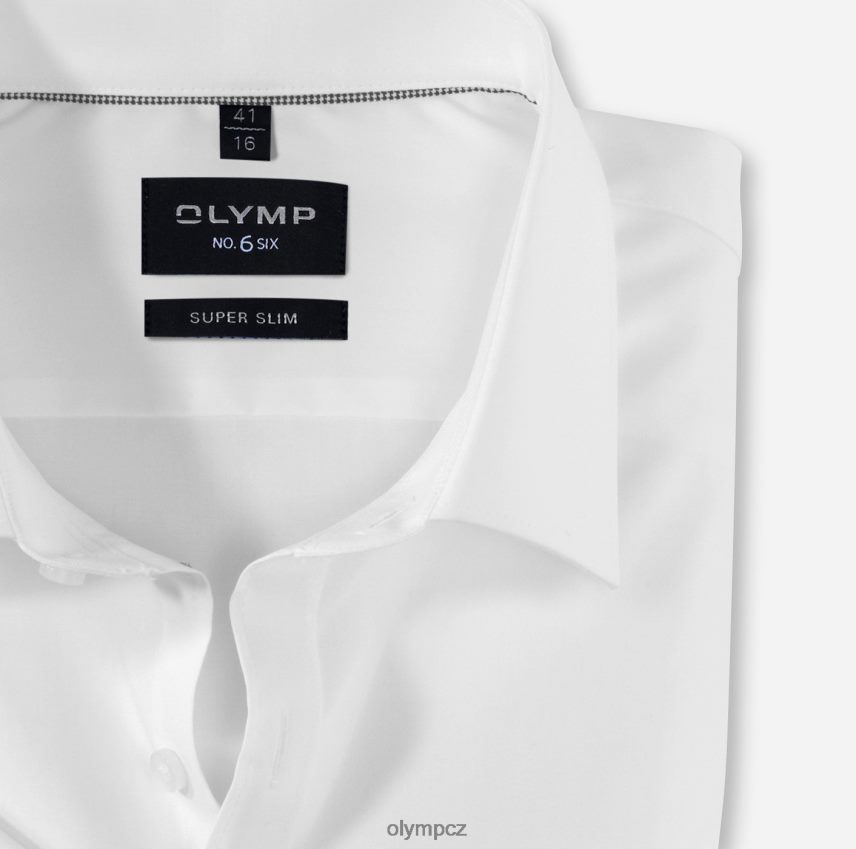 oblečení OLYMP Ne. six super slim, business triko, urban kent, bílá PN4446277
