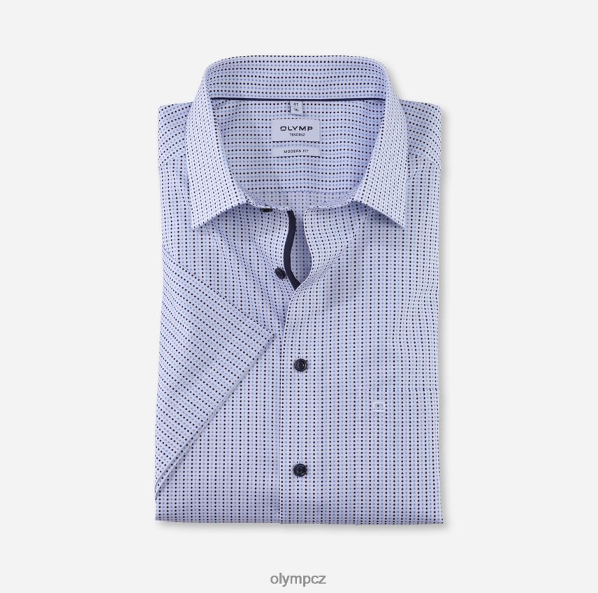 oblečení OLYMP tendenz moderní střih, obchodní košile, nový kent, bleu PN44461714