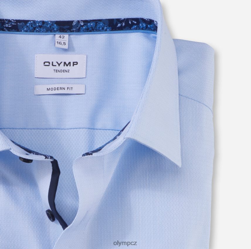 oblečení OLYMP tendenz moderní střih, obchodní košile, nový kent, bleu PN44461719