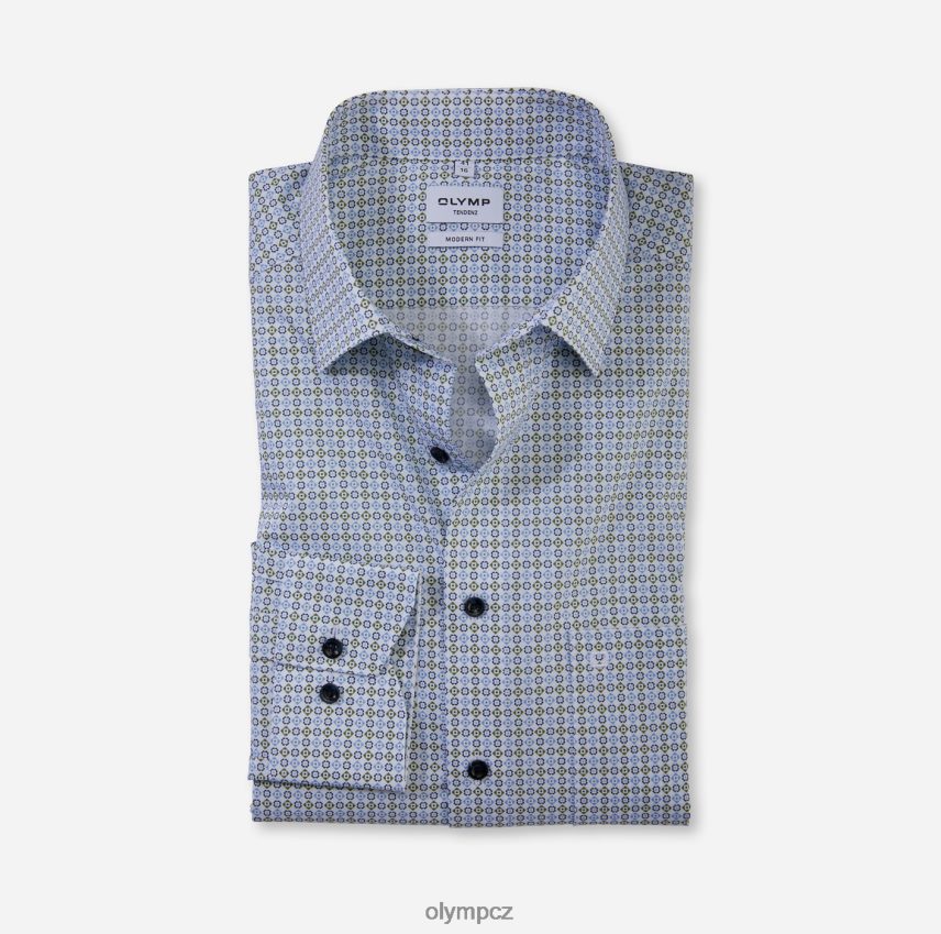 oblečení OLYMP tenenz moderní střih, obchodní košile, nový kent, limetkově zelená PN44461736