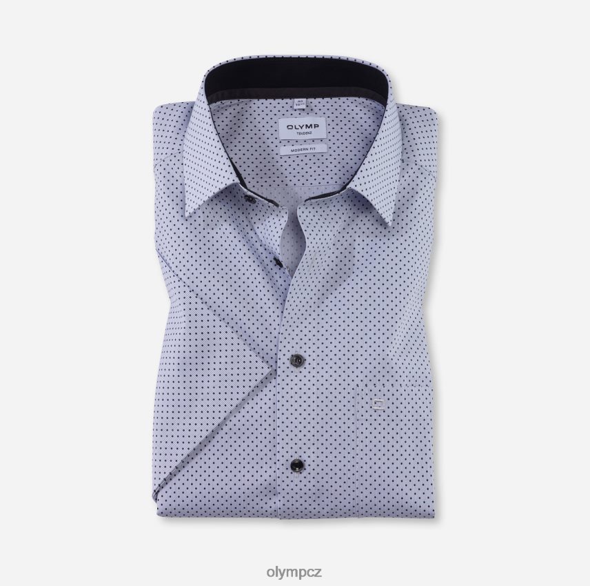 oblečení OLYMP tenenz moderní střih, obchodní košile, nový kent, stříbrná šedá PN44461731