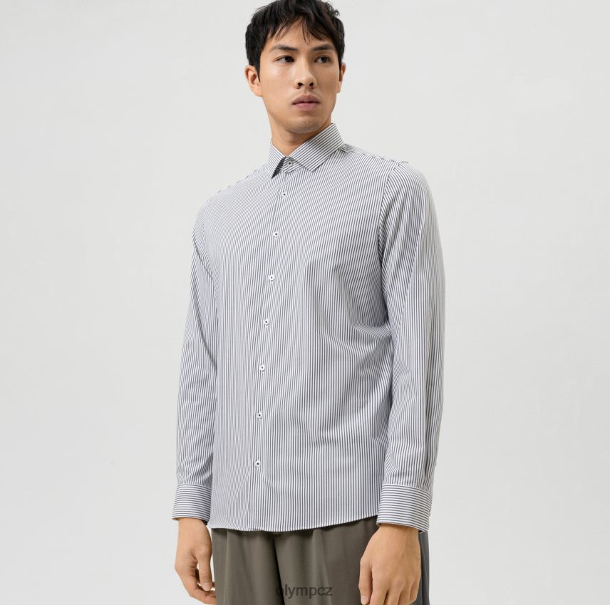 oblečení OLYMP 5. úroveň 24/sedm body fit, obchodní košile, moderní kent, černá PN4446547