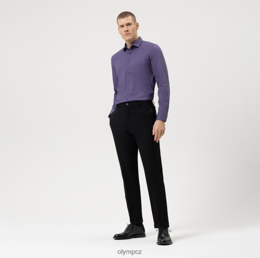 oblečení OLYMP 5. úroveň 24/sedm body fit, obchodní košile, moderní kent, fuchsie PN4446401