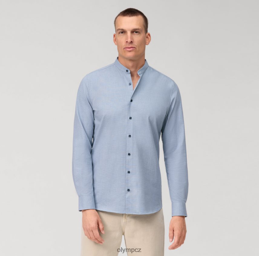 oblečení OLYMP 5. úroveň 24/sedm body fit, obchodní košile, stojáček, bleu PN4446434