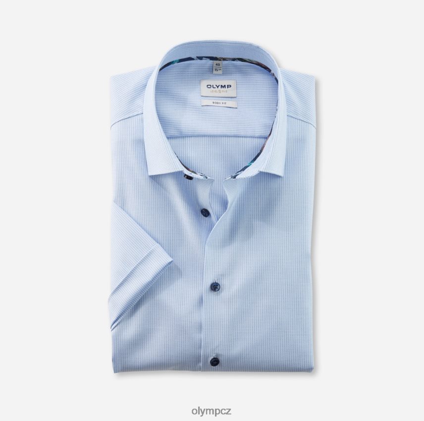 oblečení OLYMP body pět úrovně, obchodní košile, new york kent, bleu PN4446456