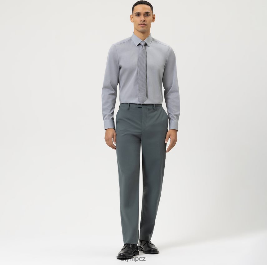 oblečení OLYMP body pět úrovně, obchodní košile, new york kent, středně šedá PN4446846