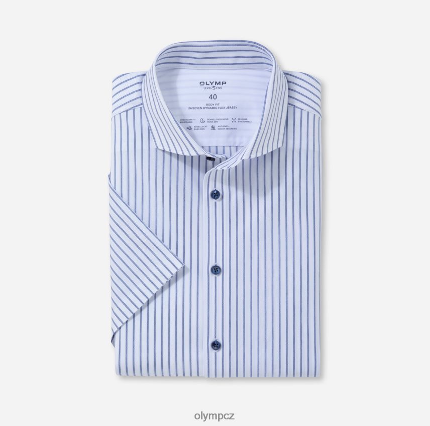 oblečení OLYMP úroveň pět 24/sedm body fit, business shirt, cutaway, royal PN4446541
