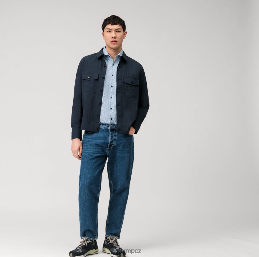 oblečení OLYMP úroveň pět 24/sedm body fit, business shirt, kent, bleu PN4446550