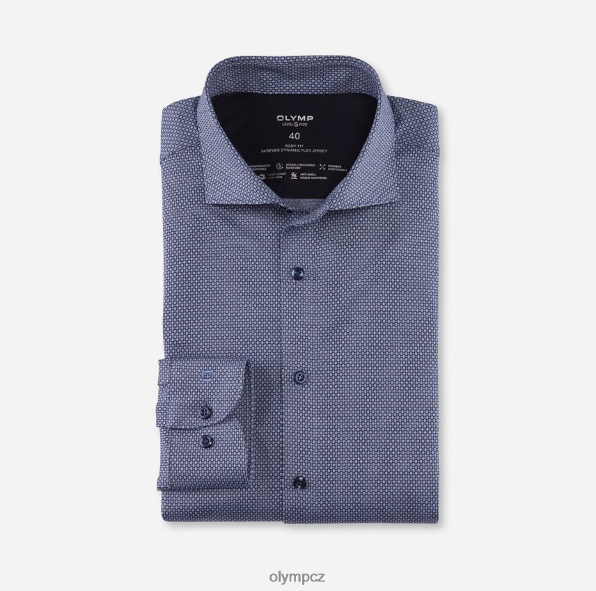 oblečení OLYMP úroveň pět 24/sedm body fit, business shirt, kent, bleu PN4446756