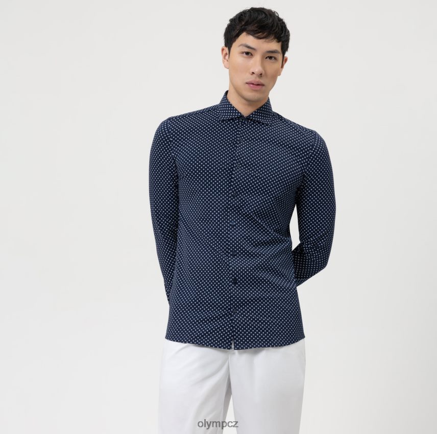 oblečení OLYMP úroveň pět 24/sedm body fit, business shirt, kent, marine PN4446483