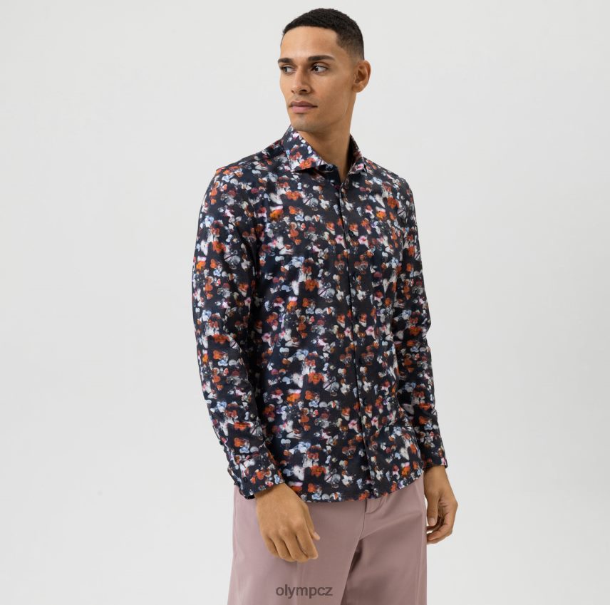 oblečení OLYMP úroveň pět 24/sedm body fit, business shirt, kent, marine PN4446652