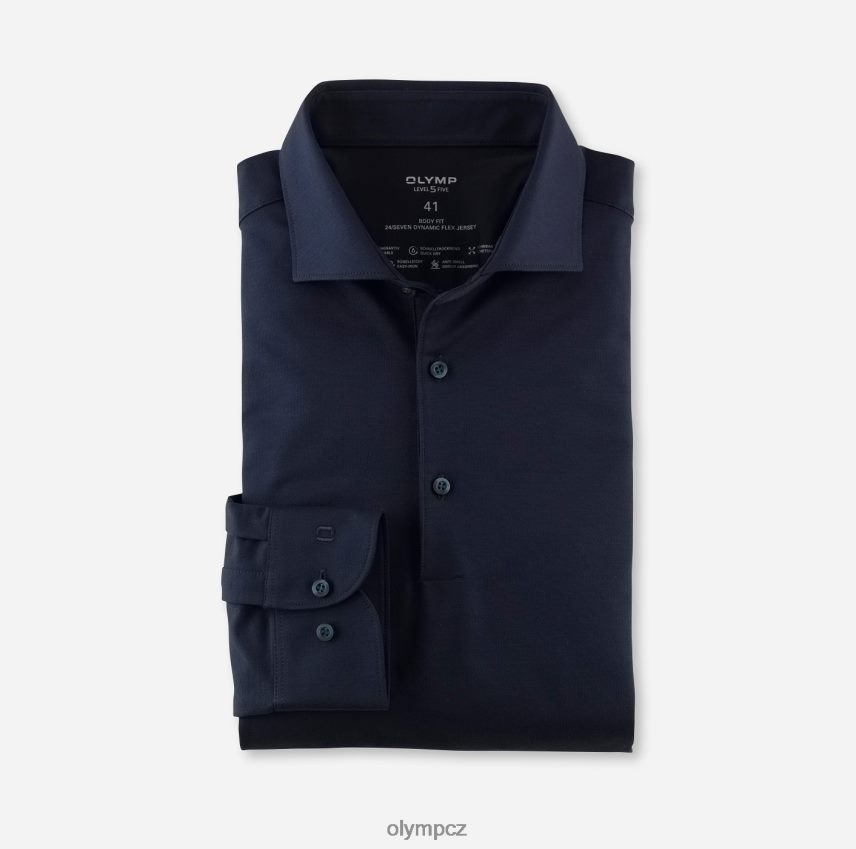 oblečení OLYMP úroveň pět 24/sedm body fit, business shirt, kent, marine PN4446800