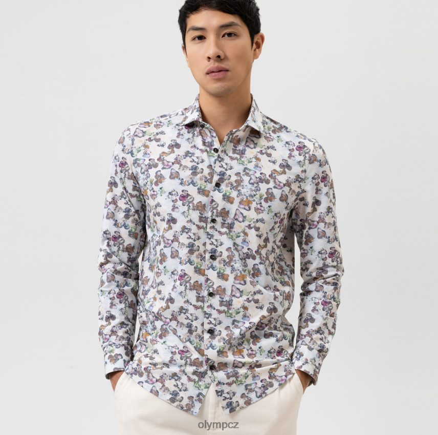 oblečení OLYMP úroveň pět 24/sedm body fit, business shirt, kent, natural PN4446659