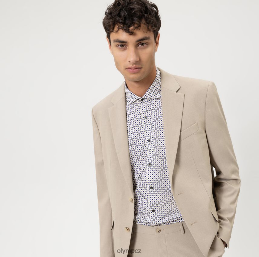 oblečení OLYMP úroveň pět 24/sedm body fit, business shirt, kent, natural PN4446773