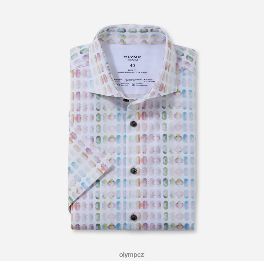 oblečení OLYMP úroveň pět 24/sedm body fit, business shirt, kent, pink PN4446369