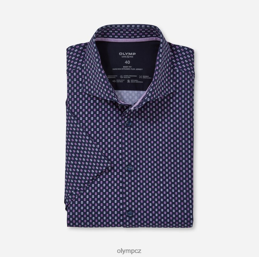 oblečení OLYMP úroveň pět 24/sedm body fit, business shirt, kent, pink PN4446609