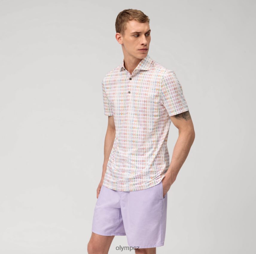 oblečení OLYMP úroveň pět 24/sedm body fit, business shirt, kent, pink PN4446782