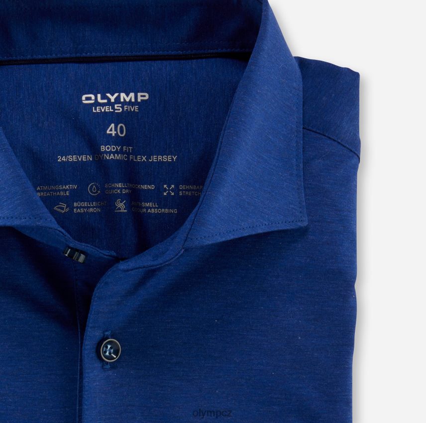 oblečení OLYMP úroveň pět 24/sedm body fit, business shirt, kent, royal PN4446631