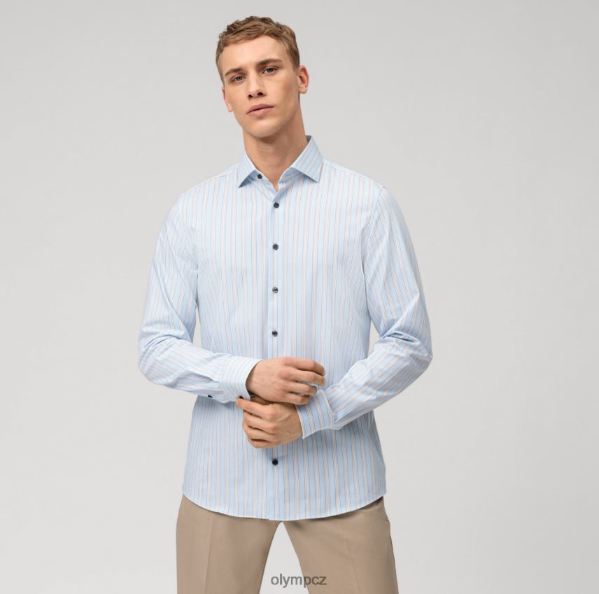 oblečení OLYMP úroveň pět 24/sedm body fit, business shirt, kent, taupe PN4446453