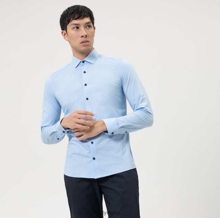 oblečení OLYMP úroveň pět 24/sedm body fit, business trička, moderní kent, bleu PN4446494