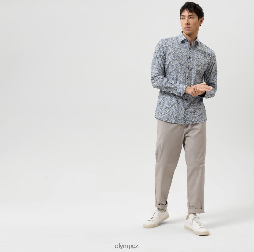 oblečení OLYMP úroveň pět 24/sedm body fit, business trička, moderní kent, limetka PN4446674