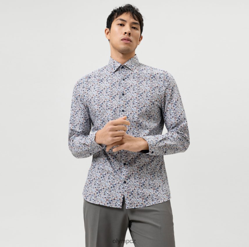 oblečení OLYMP úroveň pět 24/sedm body fit, business triko, moderní kent, červená PN4446778