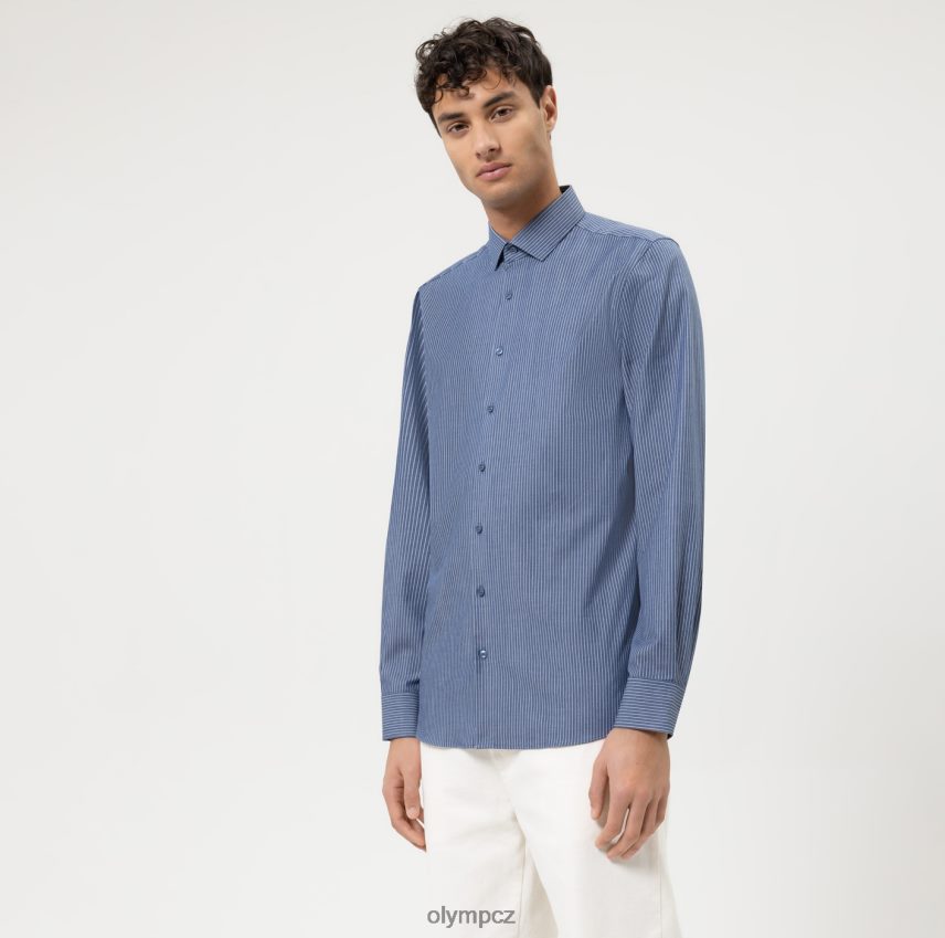 oblečení OLYMP úroveň pět 24/sedm body fit, obchodní košile, moderní kent, mariňák PN4446380