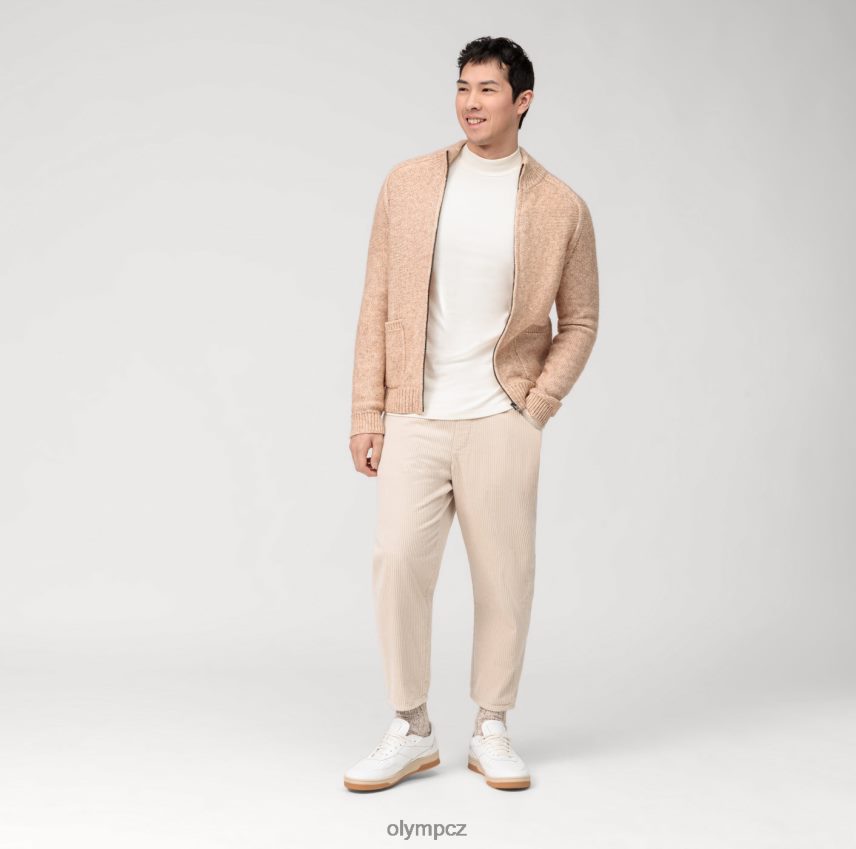 oblečení OLYMP ležérní pletený kardigan, béžový PN44461937