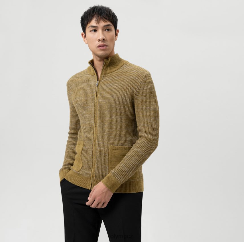 oblečení OLYMP pletenina moderního střihu, cardigan, limetka PN44461940