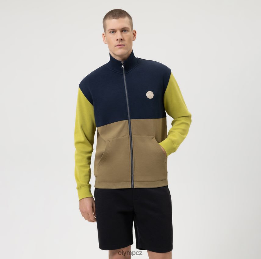 oblečení OLYMP teplákový moderní střih, tepláková bunda, půlnoční modrá PN44461930