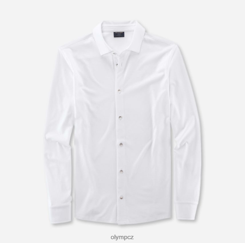 oblečení OLYMP ležérní moderní střih, polo, bílá PN44462151