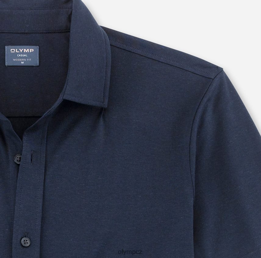 oblečení OLYMP ležérní moderní střih, polo, námořní PN44462134