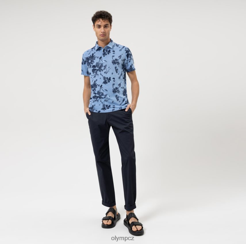 oblečení OLYMP ležérní moderní střih, polo, námořní PN44462146