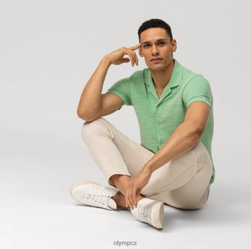 oblečení OLYMP ležérní tělový střih úrovně 5, polo, křišťálově zelená PN44462110