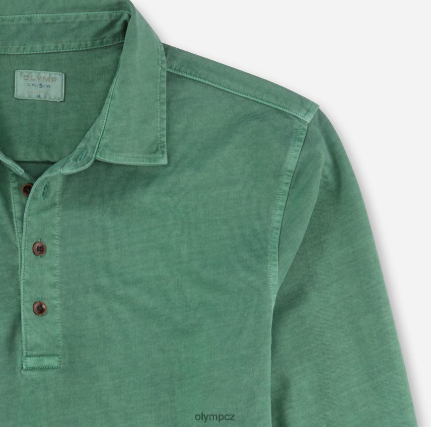 oblečení OLYMP ležérní tělový střih úrovně 5, polo, zelená PN44462111