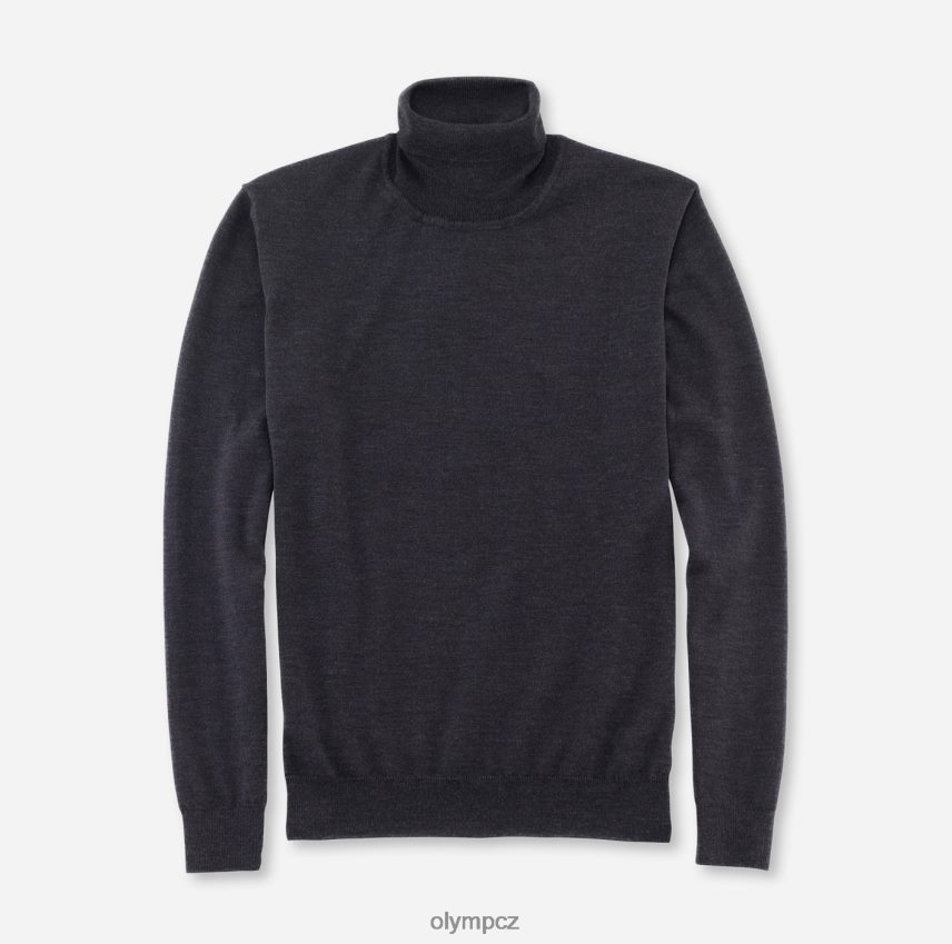 oblečení OLYMP ležérní pletený rolák, grafit PN44461884