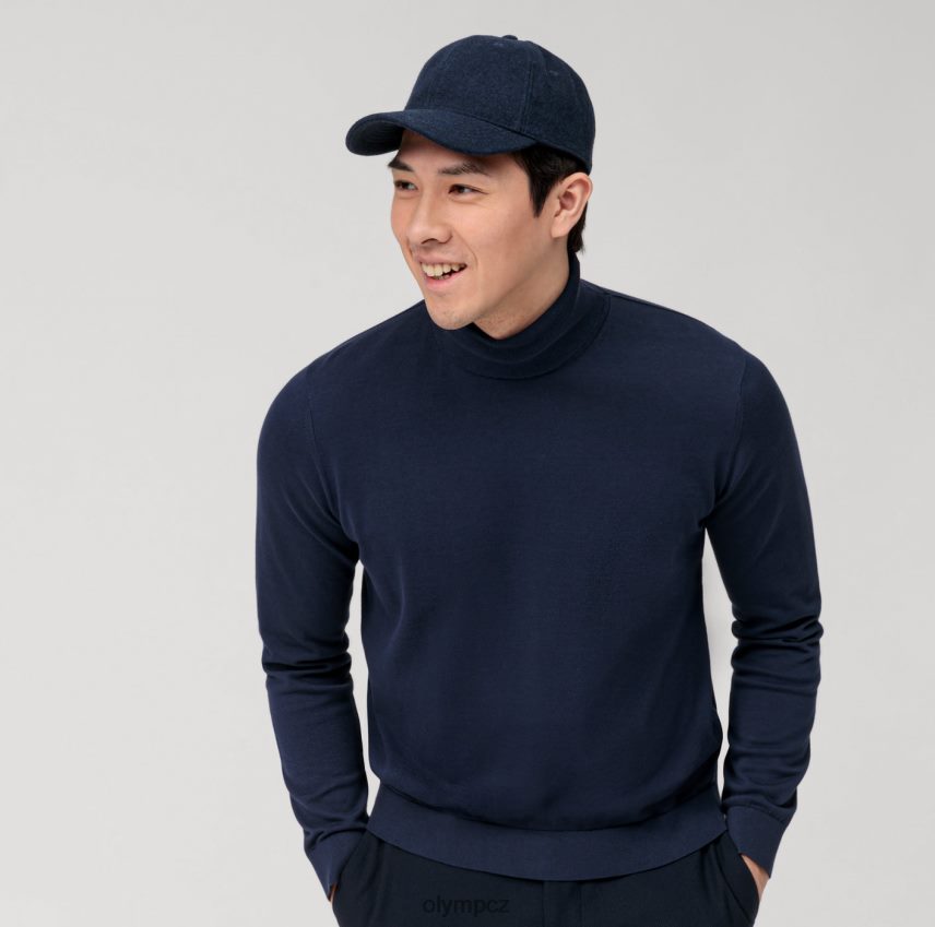 oblečení OLYMP ležérní pletený rolák, námořní PN44461895