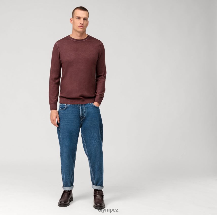 oblečení OLYMP ležérní pletený svetr, barolo PN44461751