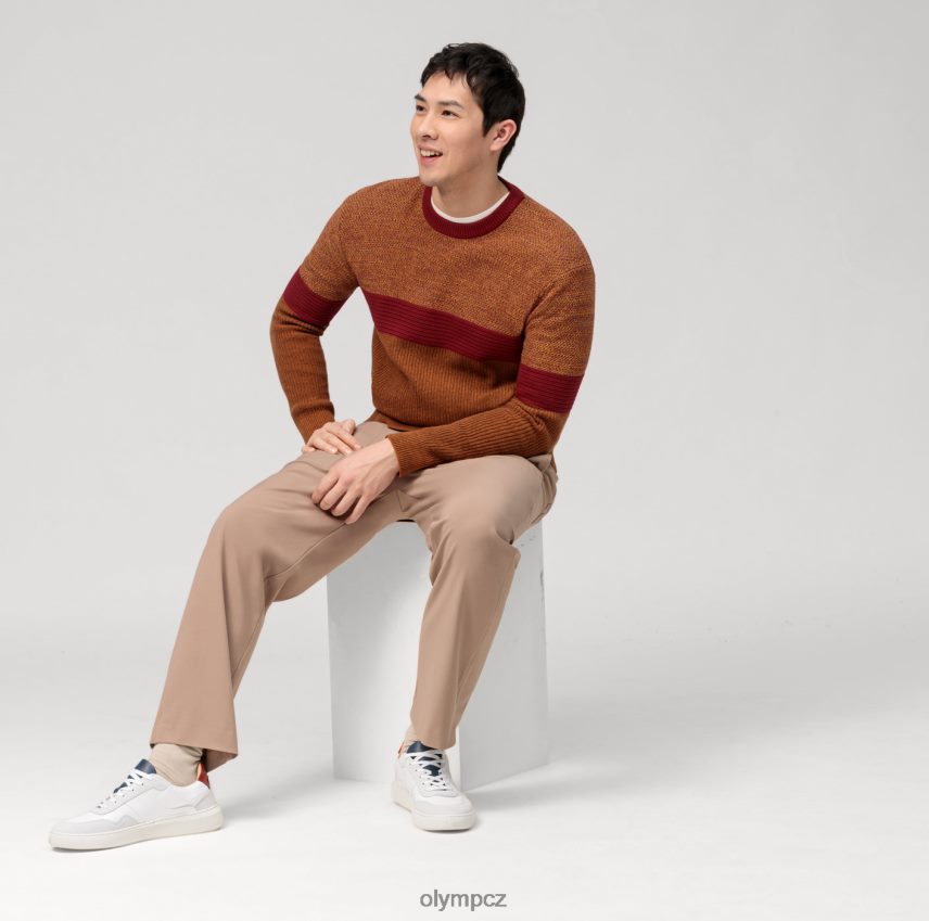 oblečení OLYMP ležérní pletený svetr, barolo PN44461771