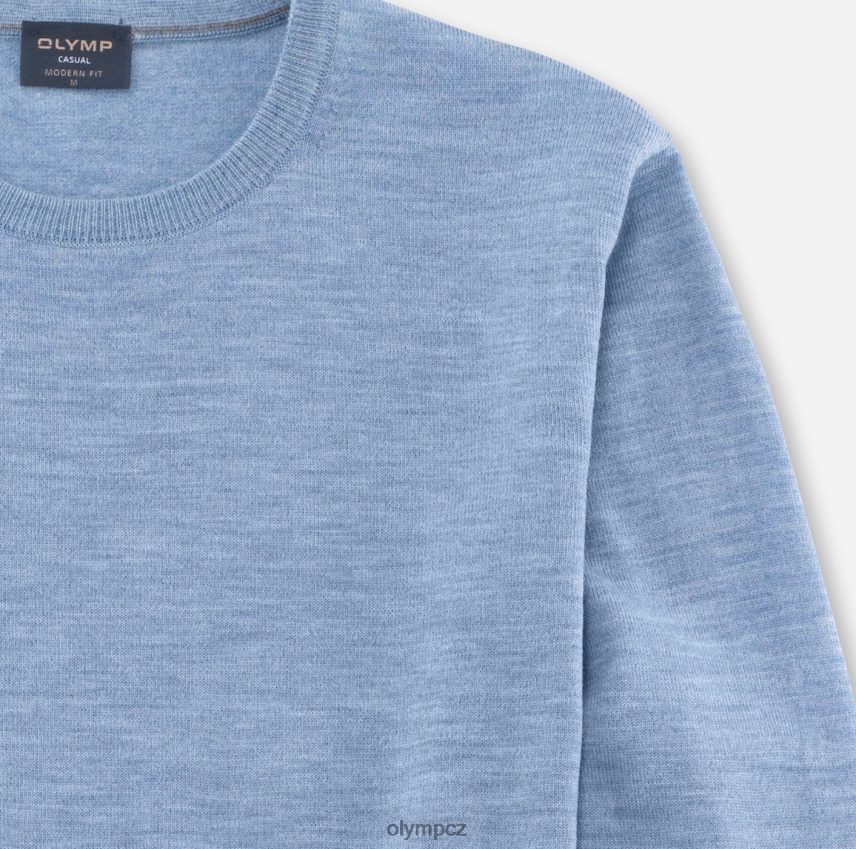 oblečení OLYMP ležérní pletený svetr, modrý PN44461809