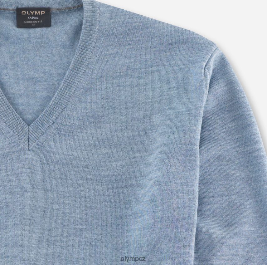 oblečení OLYMP ležérní pletený svetr, modrý PN44461824